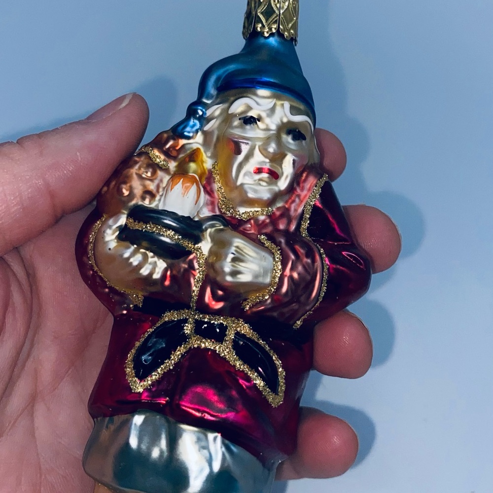 Inge-Glas Authentic Star-Topped. German Made Christmas Ornament Scrooge NEW